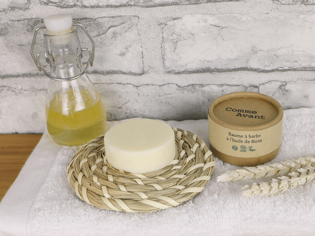 Baume à barbe à l'huile de ricin