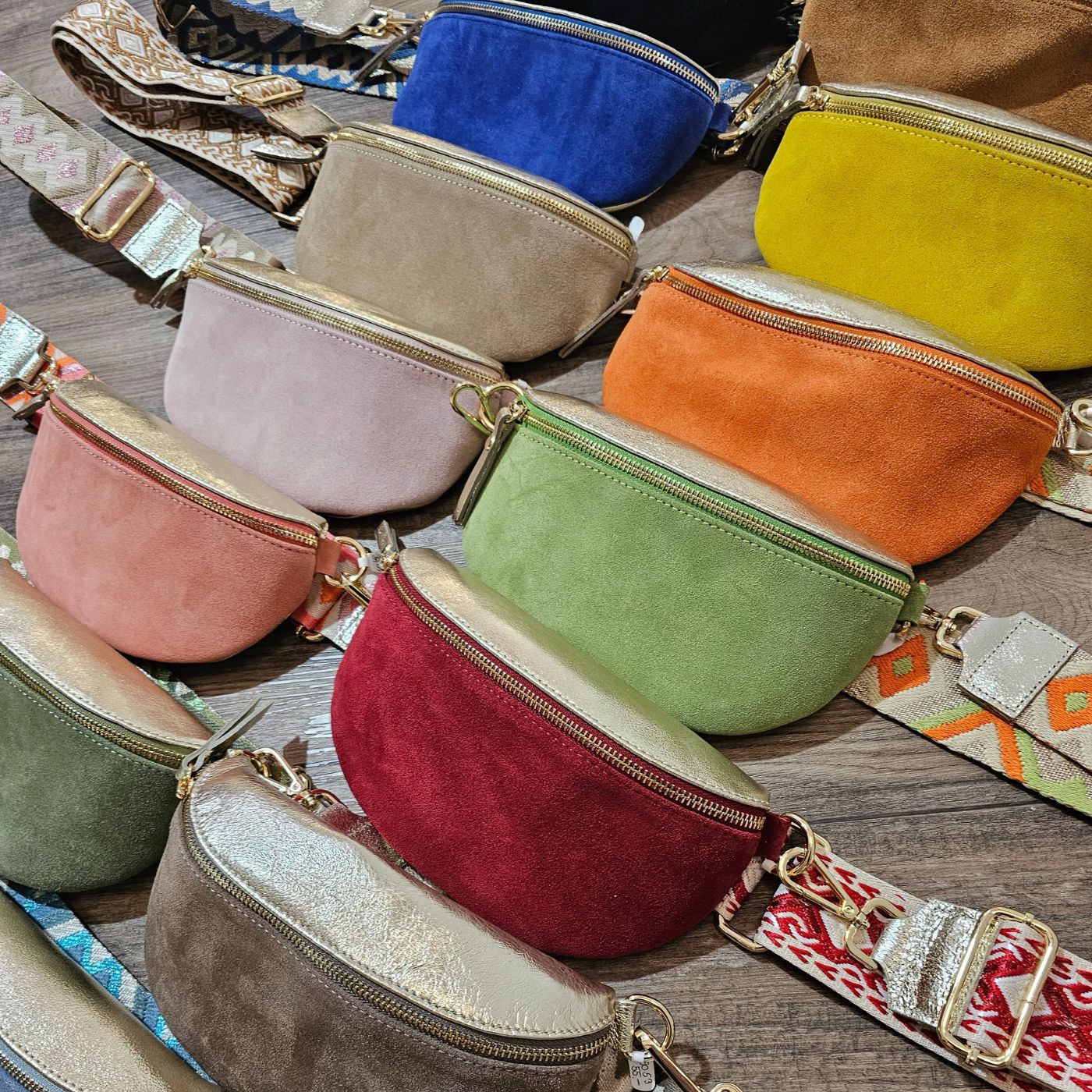 sac banane femme chic en cuir