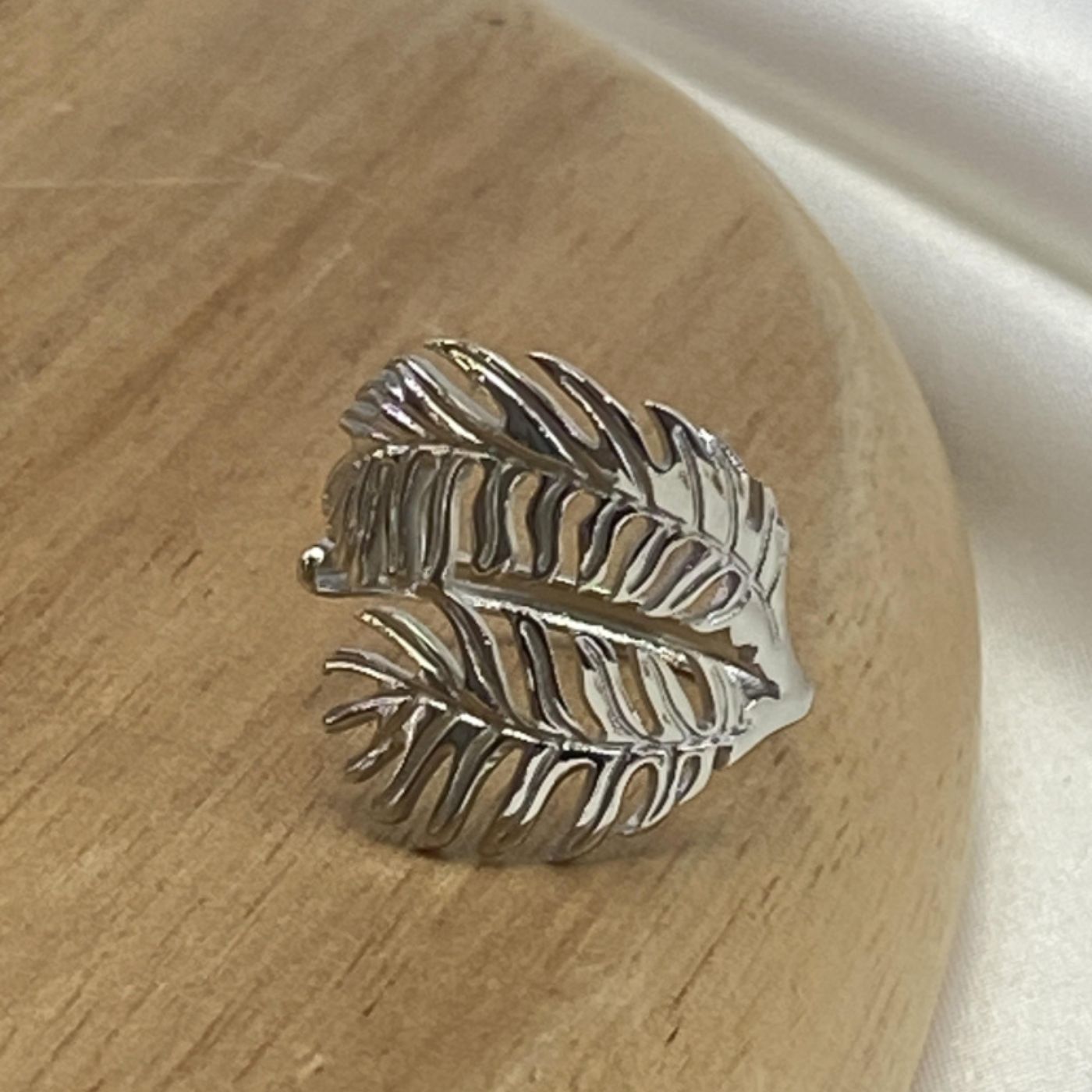 Bague en Acier Inoxydable Couleur Argent - Cap-Nature
