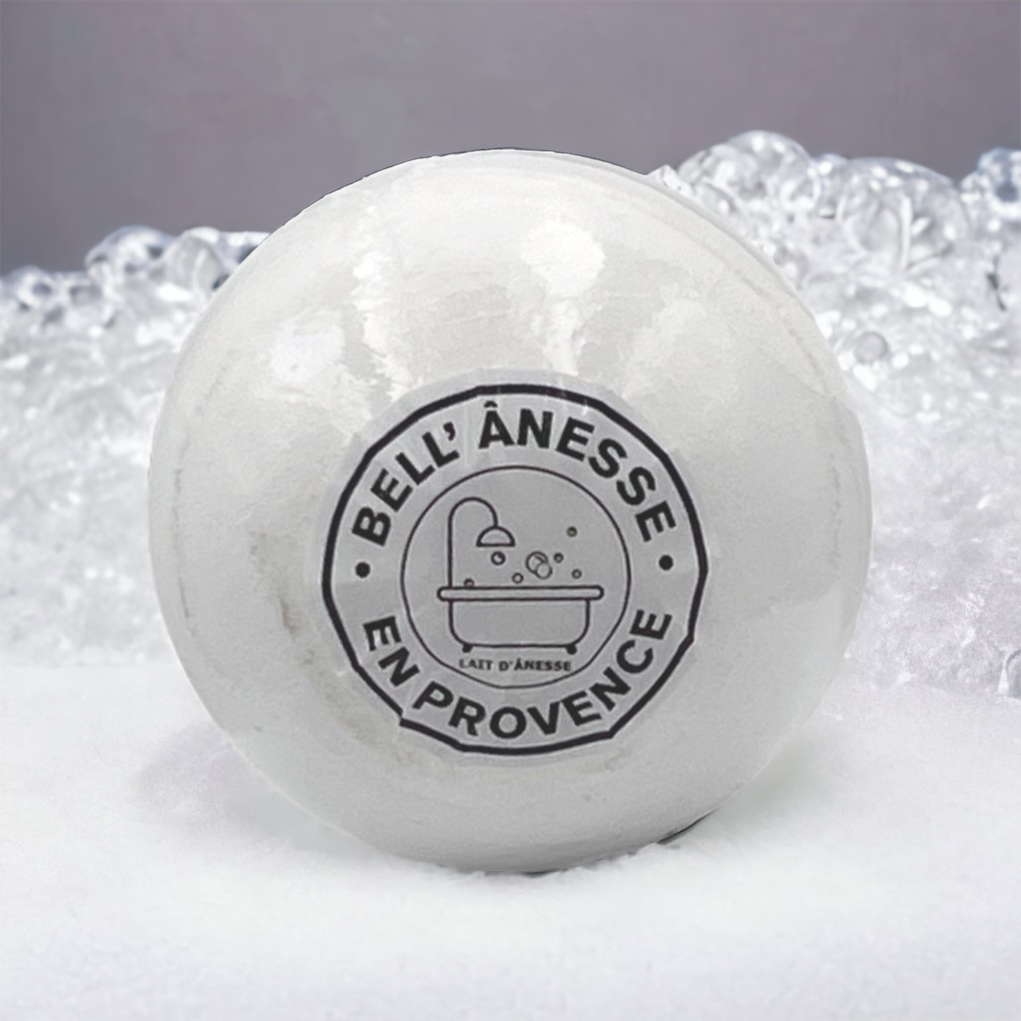 Bombe de bain LAIT D’ÂNESSE – Douceur et Luxe Naturel