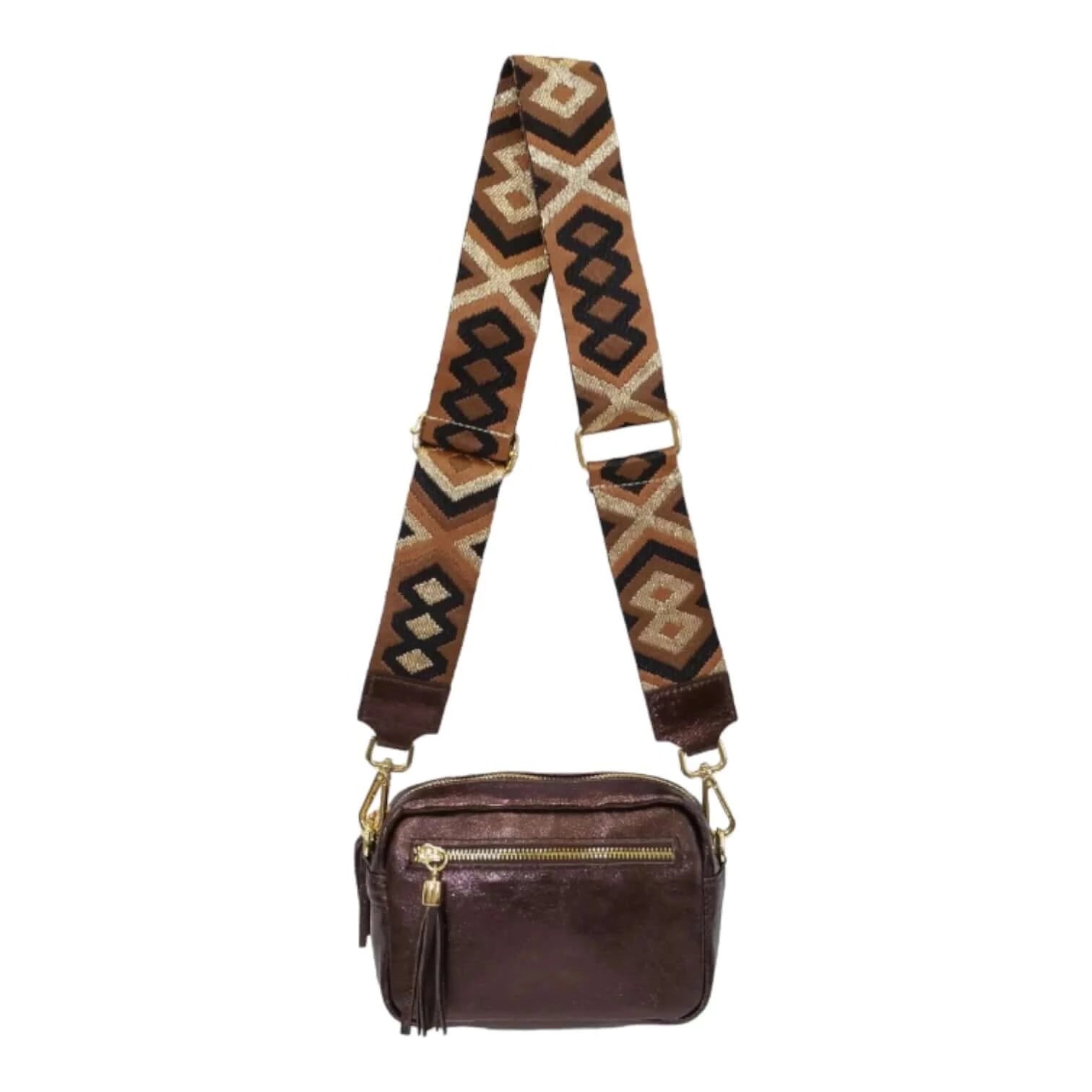 Sac en Bandoulière en Cuir Irisé