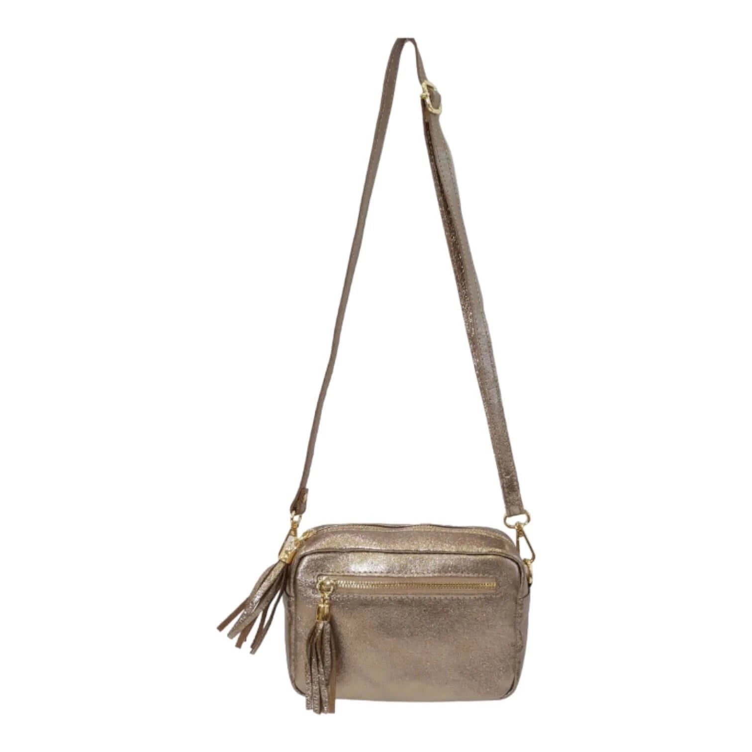 Sac en Bandoulière en Cuir Irisé