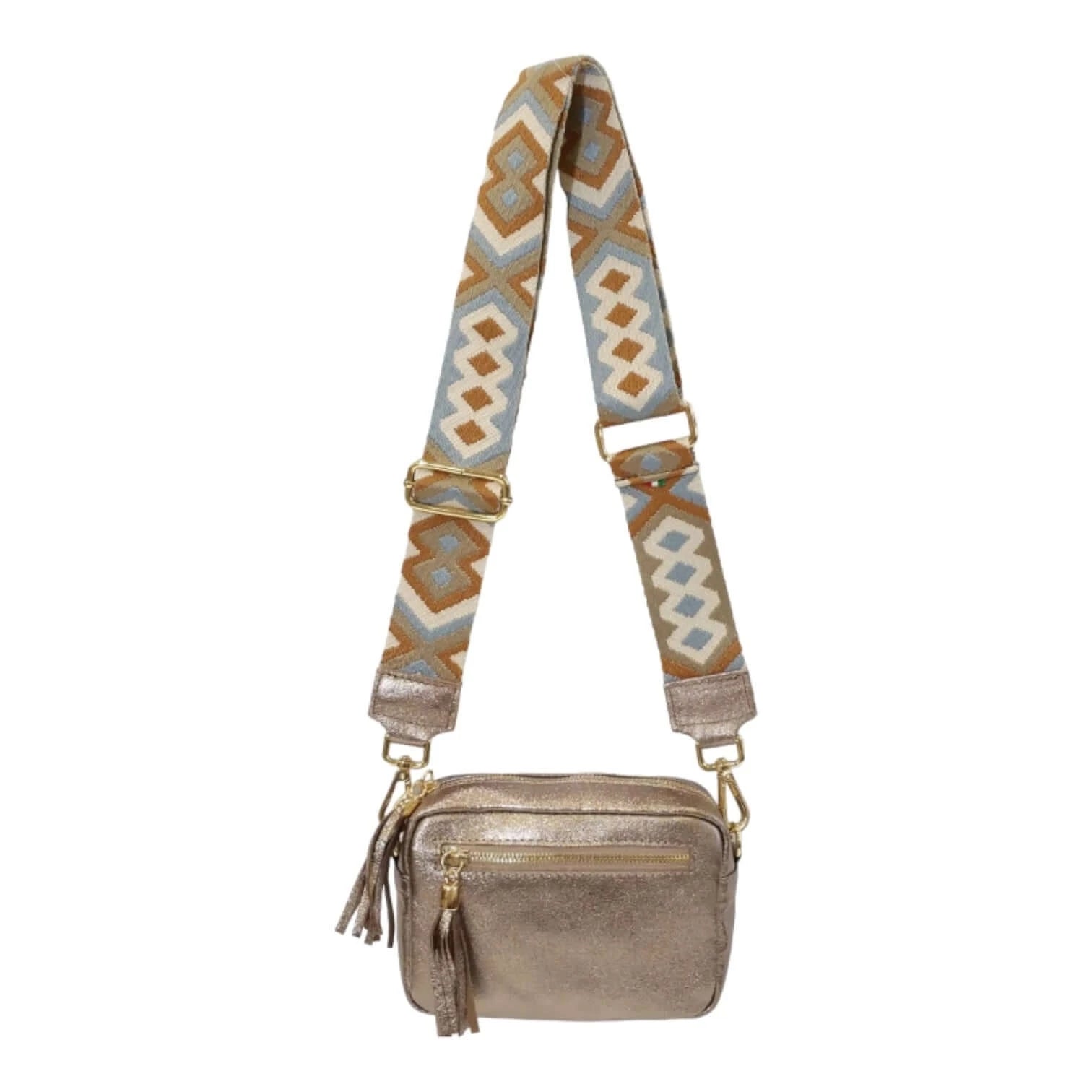Sac en Bandoulière en Cuir Irisé