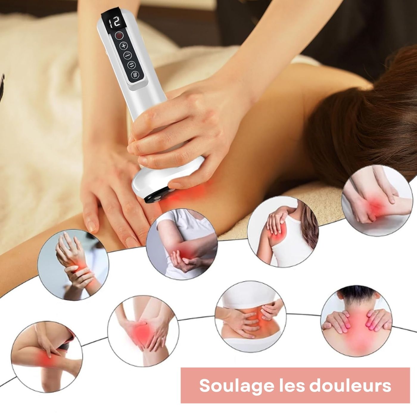 Appareil de Massage Anti-Cellulite 3 en 1 - Cap-Nature