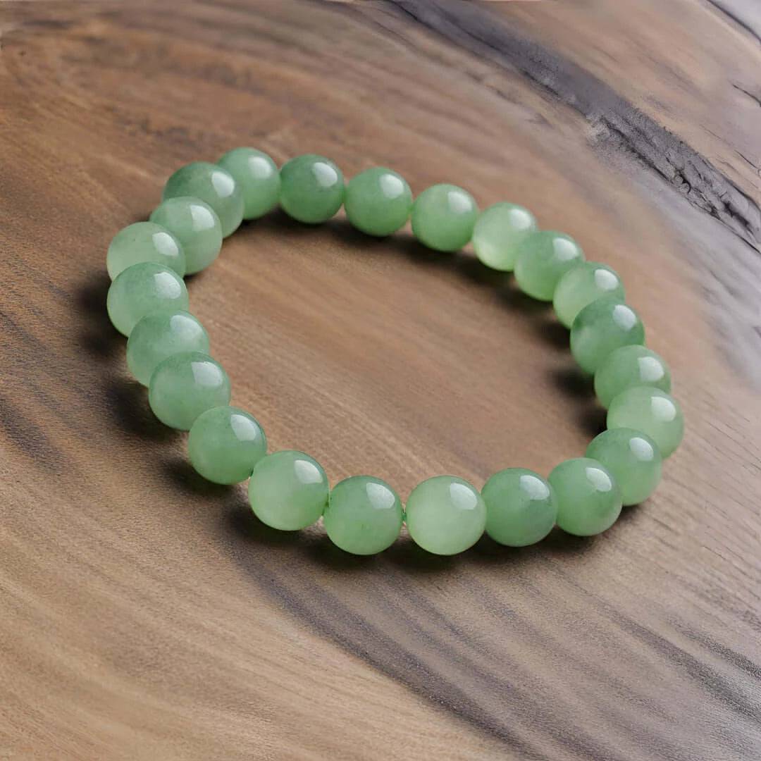 Bracelet en Perle Ronde en Aventurine Verte - Cap-Nature