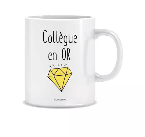 Mug collègue en or - Cap-Nature