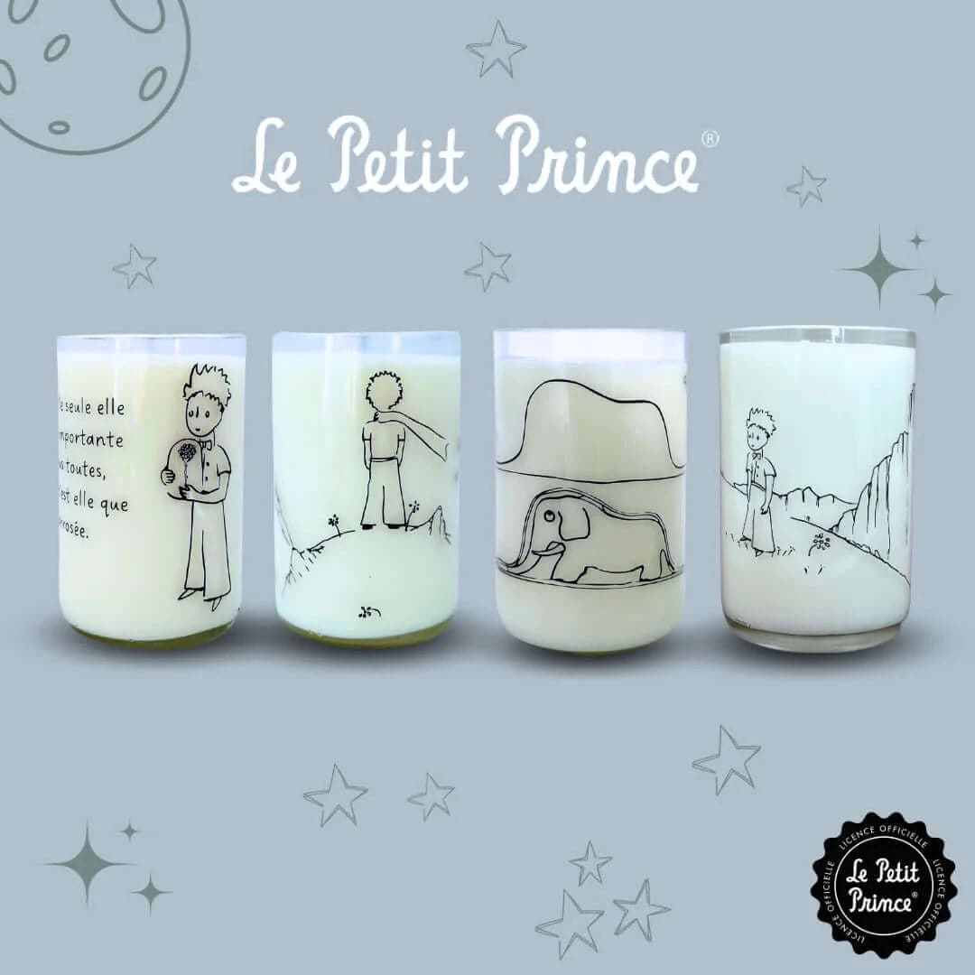 Set de 4 verres - Le Petit Prince transparent - Cap-Nature