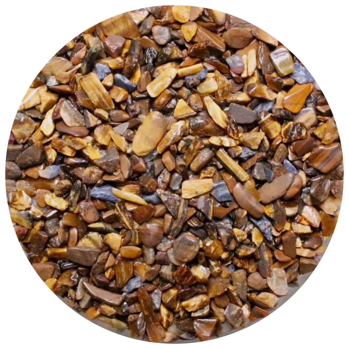 Mini Pierre en Oeil de tigre pour Orgonite - 100g - Cap-Nature