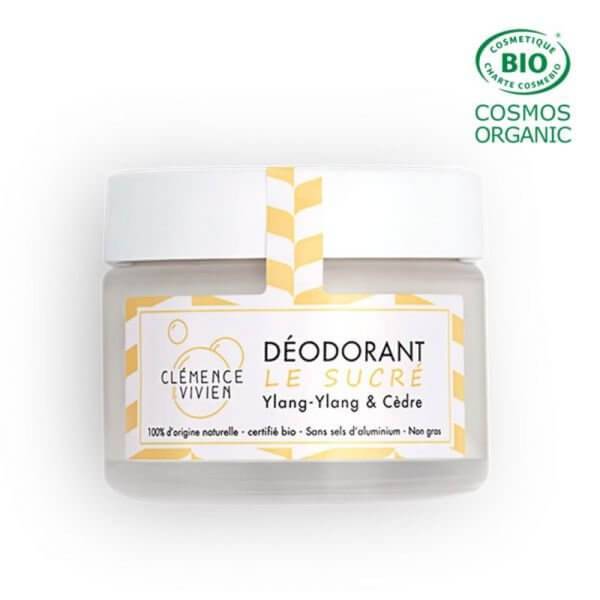Déodorant crème naturel Le Sucré - Clémence & Vivien - 50gr - Cap-Nature