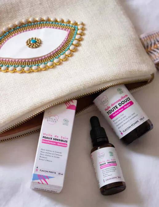Huile de Soin Peaux Sensibles - Clémence et Vivien - Cap-Nature