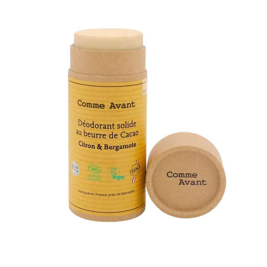 Déodorant naturel solide Citron & Bergamote - Comme Avant - Cap-Nature