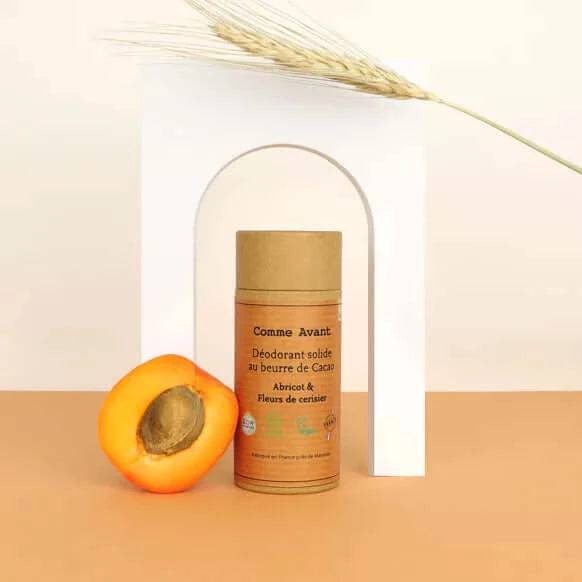 Déodorant solide abricot & fleurs de cerisier - Comme Avant - Cap-Nature