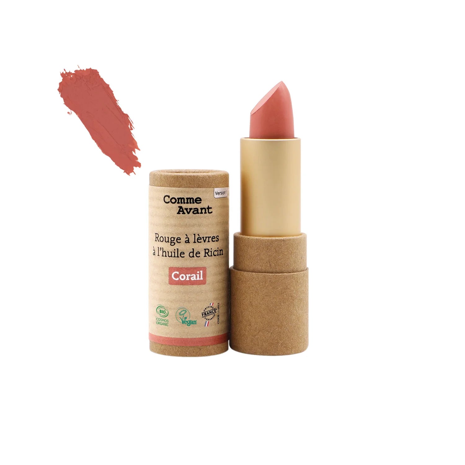 Rouge à lèvres à l’huile de ricin - Comme Avant - Cap-Nature