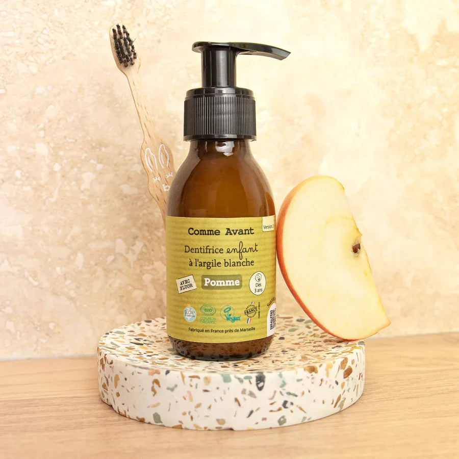 Dentifrice Enfant Pomme - Version 2 - Comme Avant - Cap-Nature