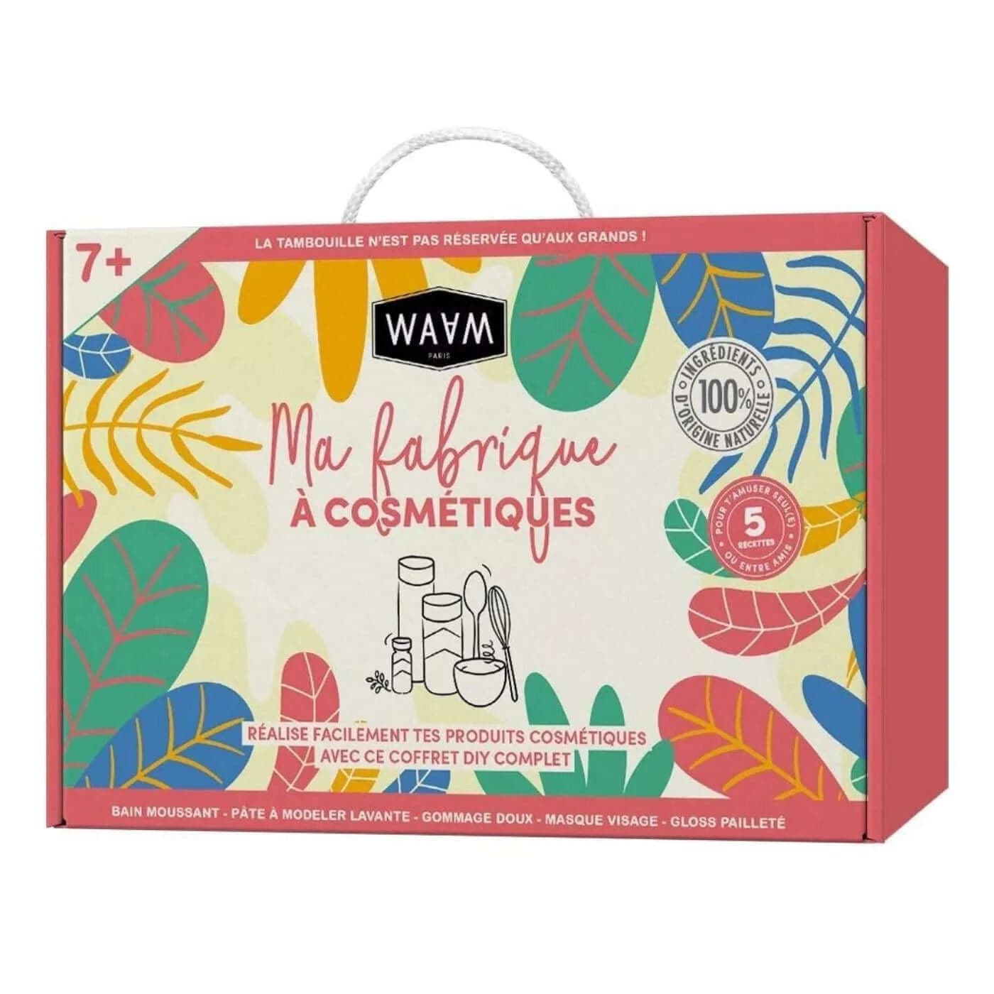 Coffret enfant : « La fabrique à cosmétiques 100% naturels » - Waam - Cap-Nature