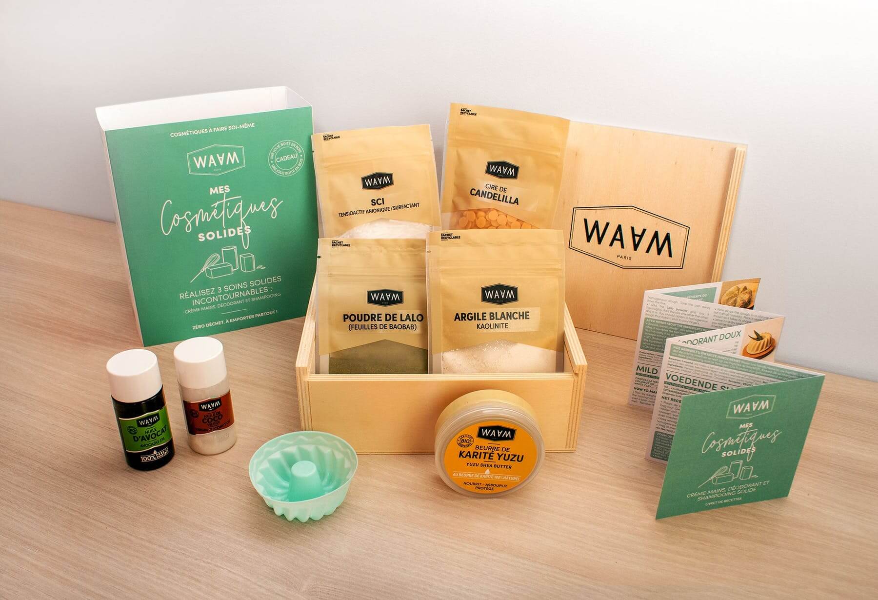COFFRET "MES COSMÉTIQUES SOLIDES" - Cap-Nature