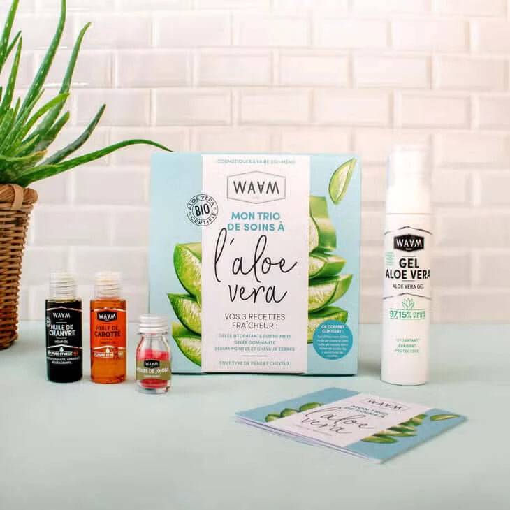 Coffret mon trio de soins à l'Aloe Vera - Waam - Cap-Nature
