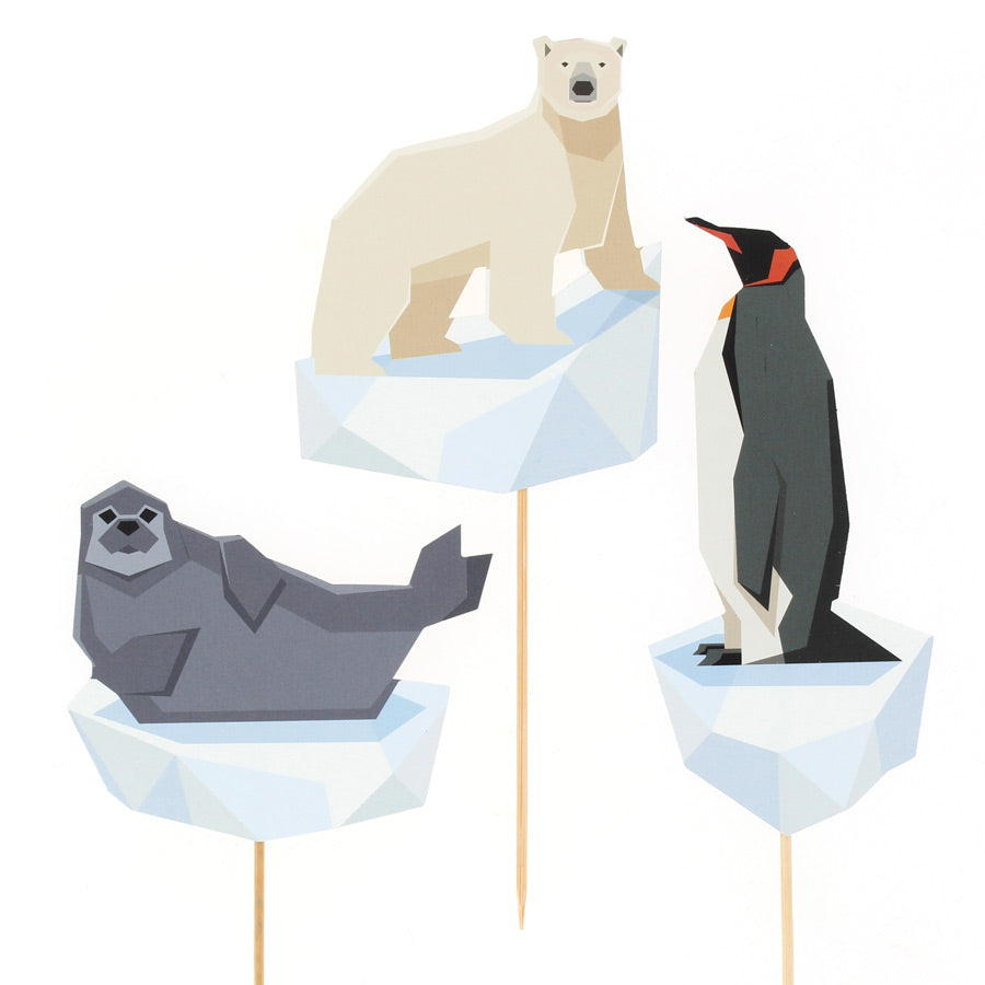 Cake Toppers Animaux de la Forêt - Recyclable