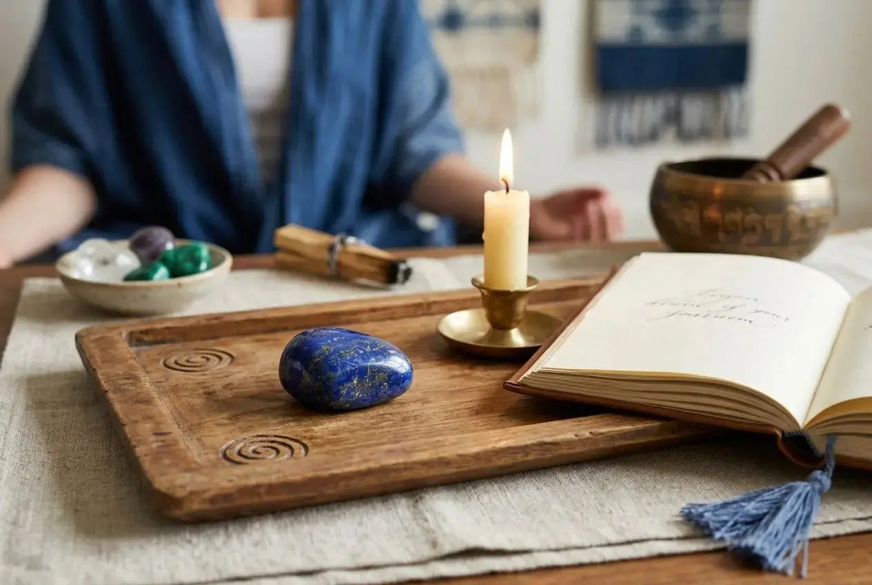 Lapis-lazuli bienfaits santé : vertus et propriétés en lithothérapie Immagine