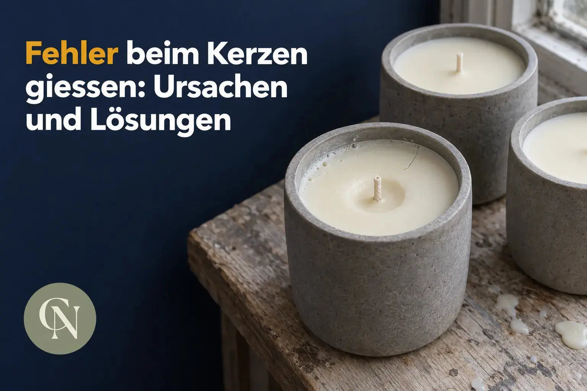 Fehler beim Kerzen giessen: Ursachen und Lösungen