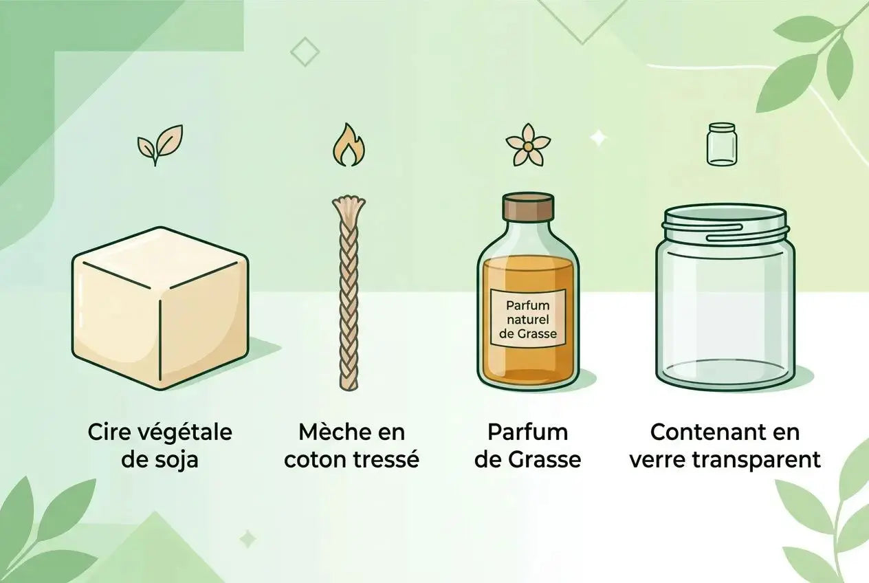 Bougies parfumées aux essences naturelles | cire végétale Bild