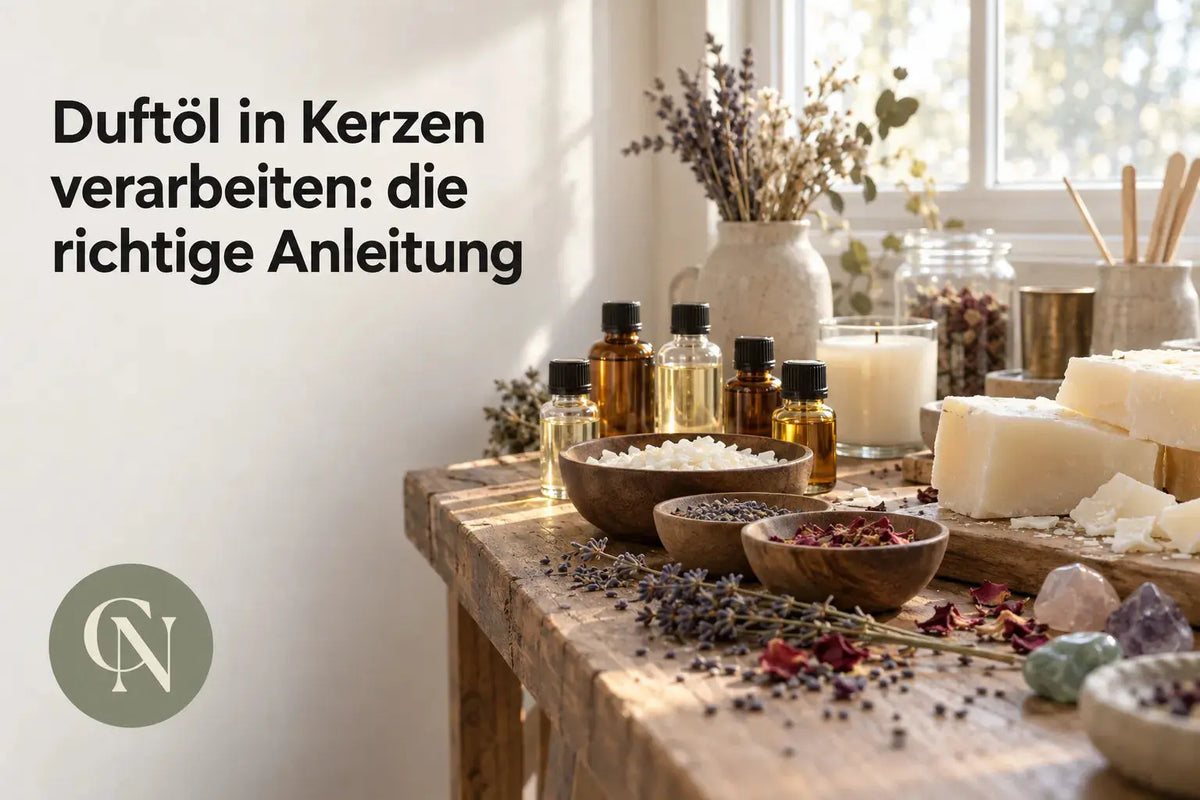 Duftöl in Kerzen verarbeiten: die richtige Anleitung