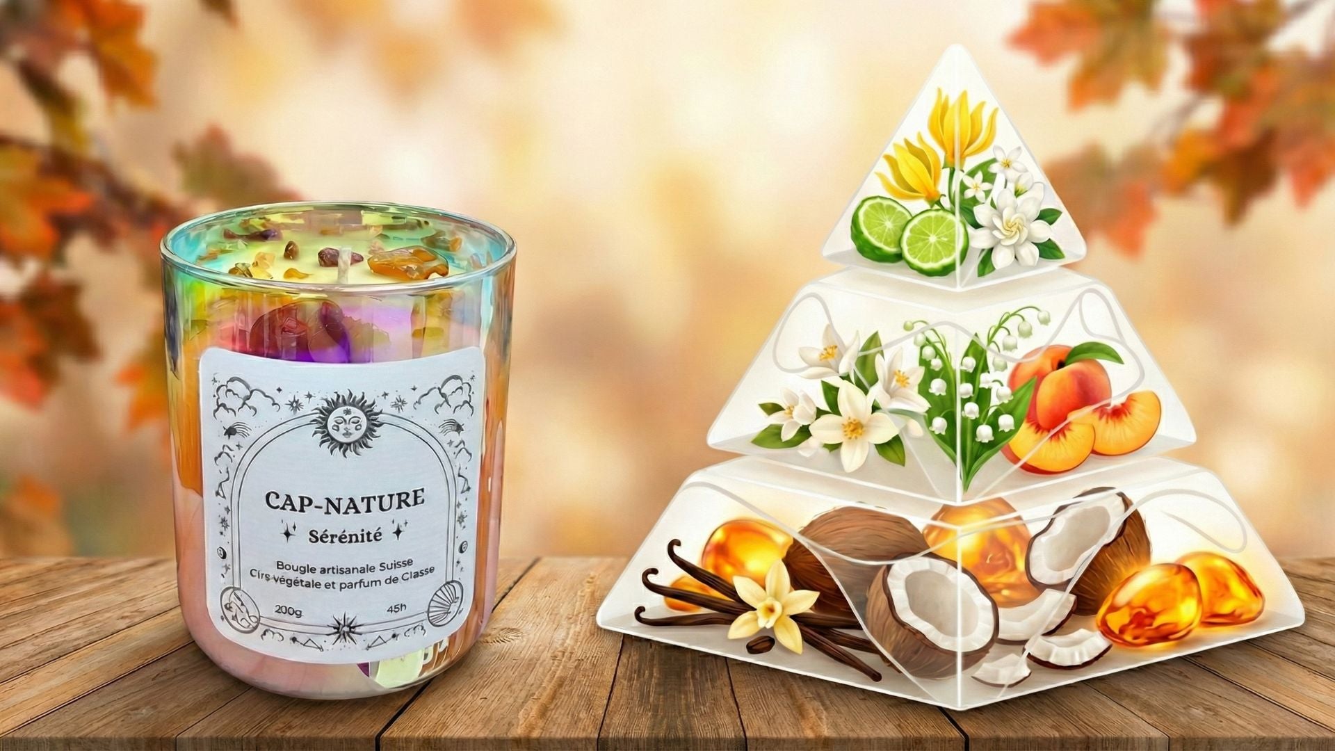 La pyramide olfactive des bougies : comprendre ce que vous ressentez vraiment