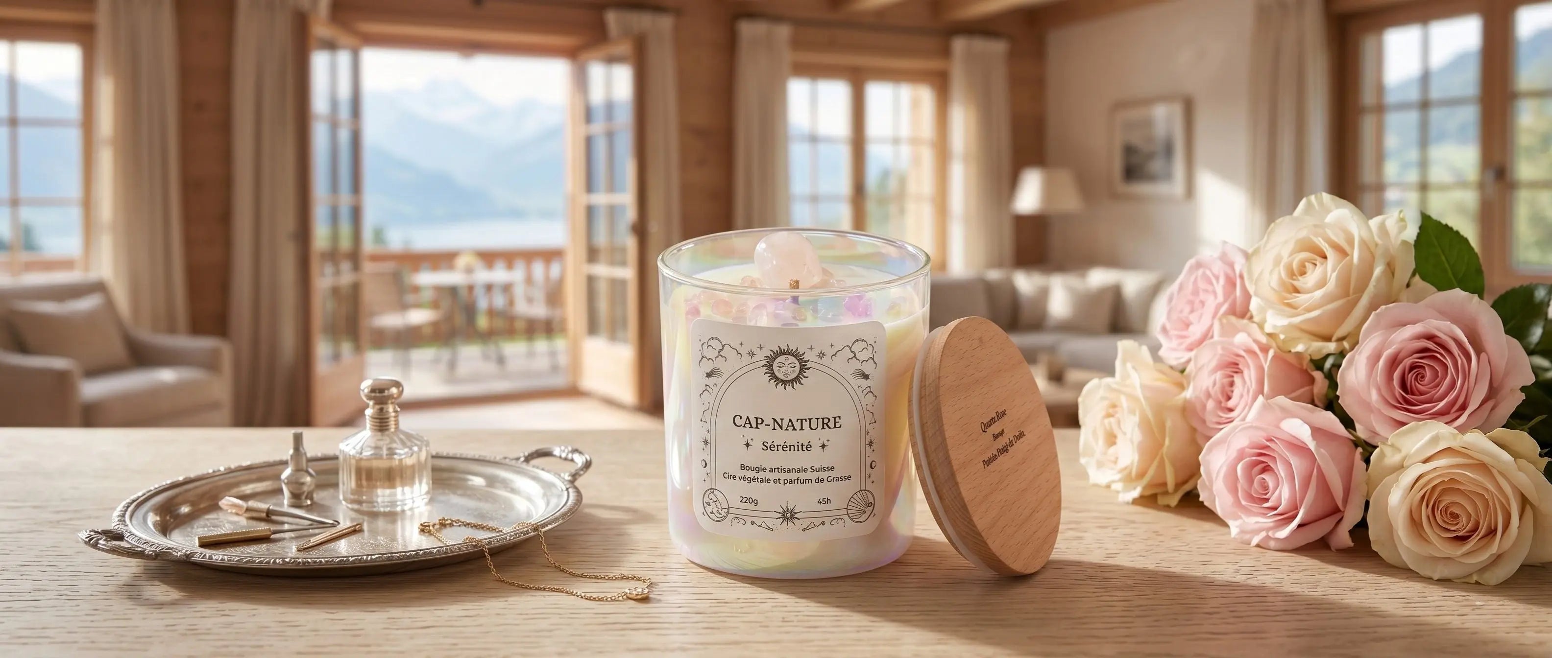 Bougies artisanales suisses Cap-Nature — cadeau Fête des Mères 2026 Image