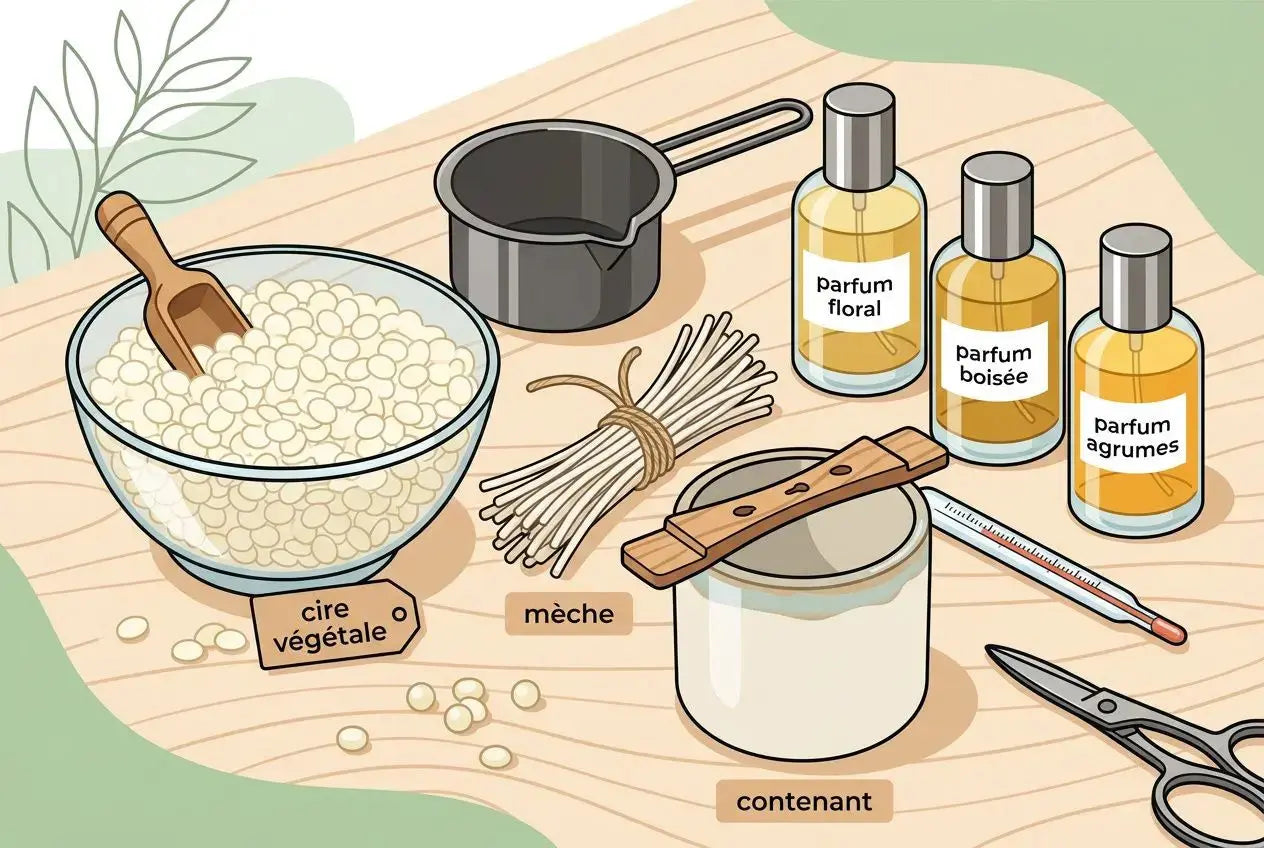 Kit pour fabriquer des bougies : guide de fabrication