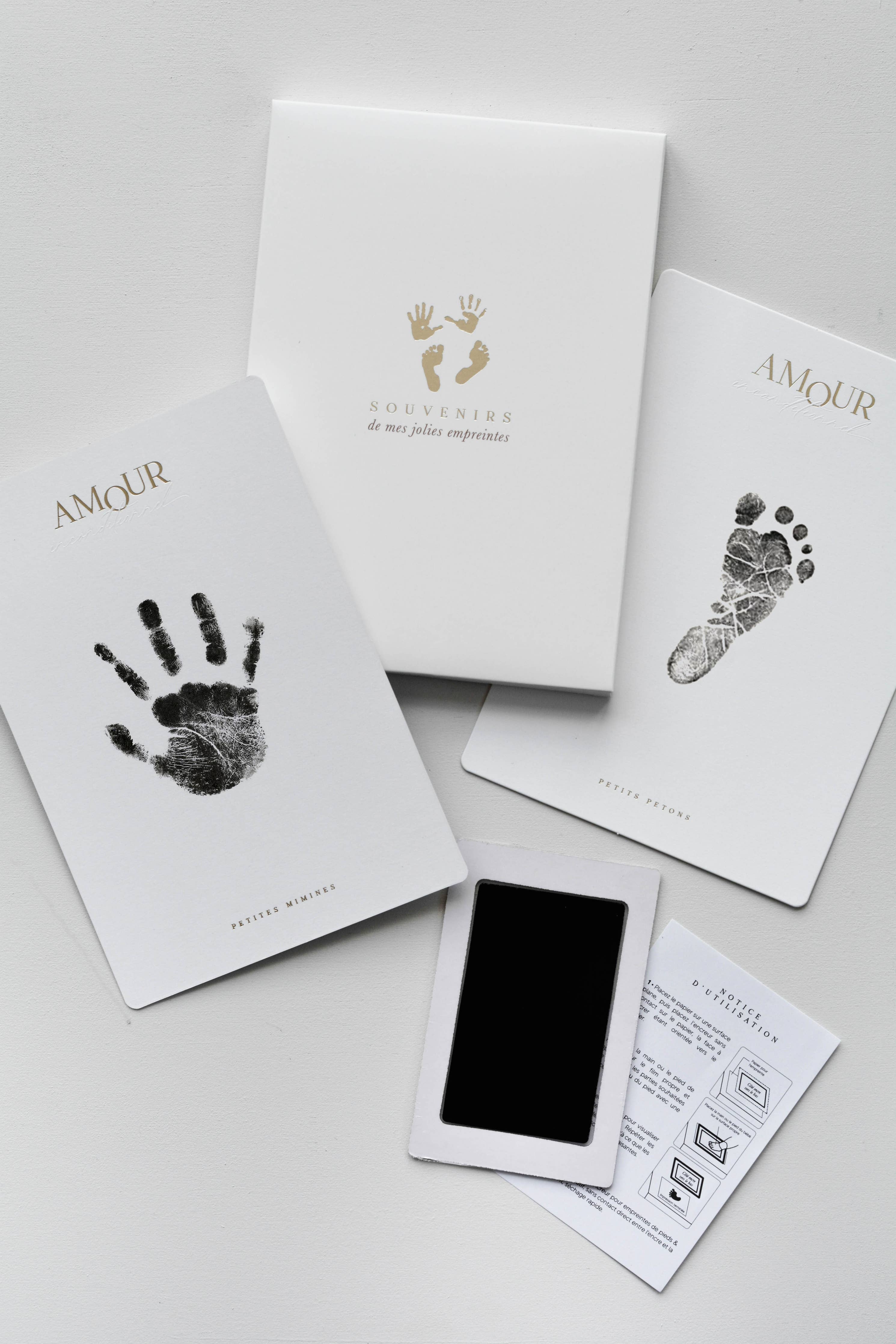 Kit de cartes empreintes pour bébé - Cap-Nature