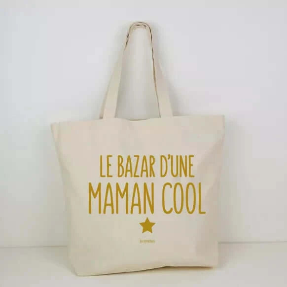 Cabas "Le Bazar d'une Maman Cool"