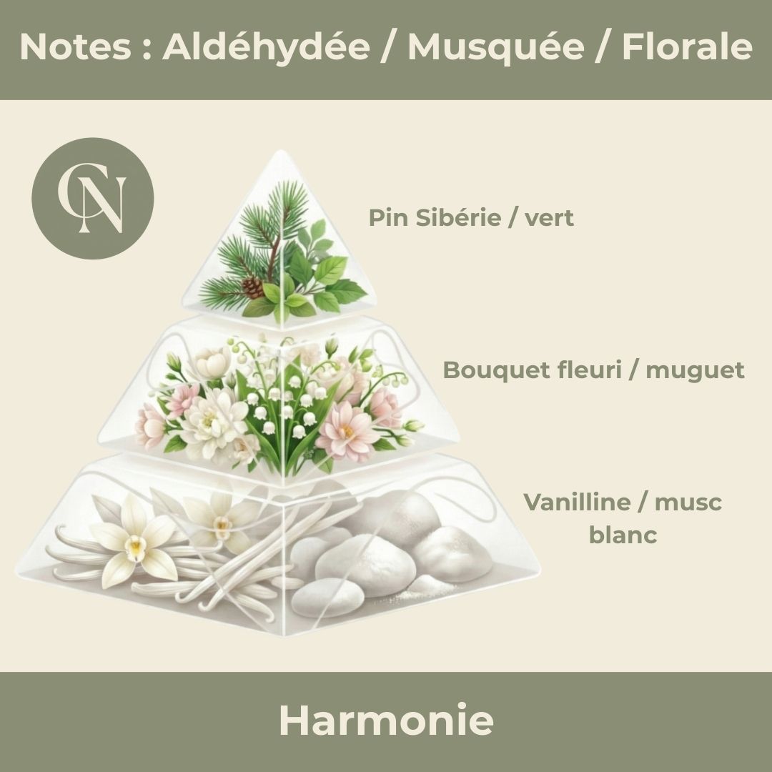 Bougie Aigue Marine & Parfum Harmonie