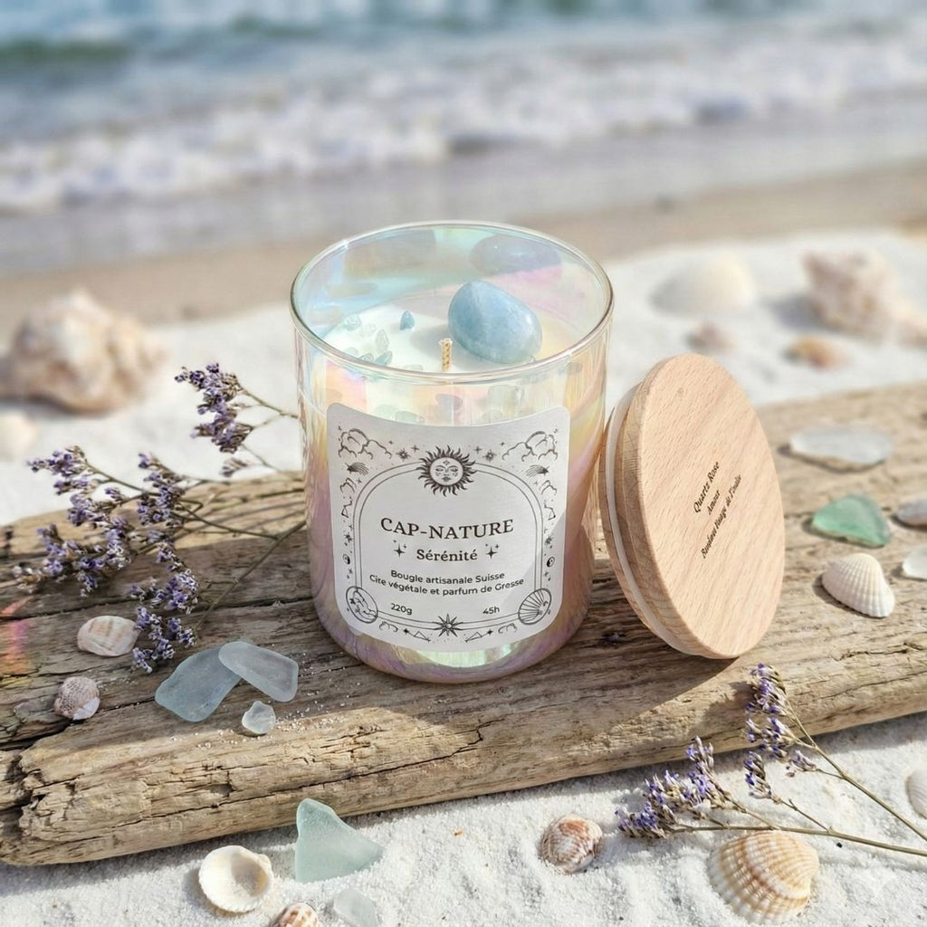 Bougie Aigue Marine & Parfum Harmonie