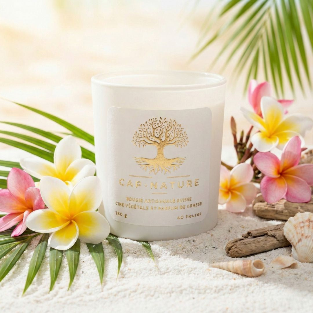 Handgefertigte Duftkerze – Fleur des Îles
