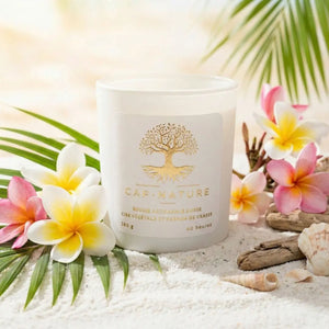 Bougie Artisanale Parfumée – Fleur des Îles - Cap-Nature
