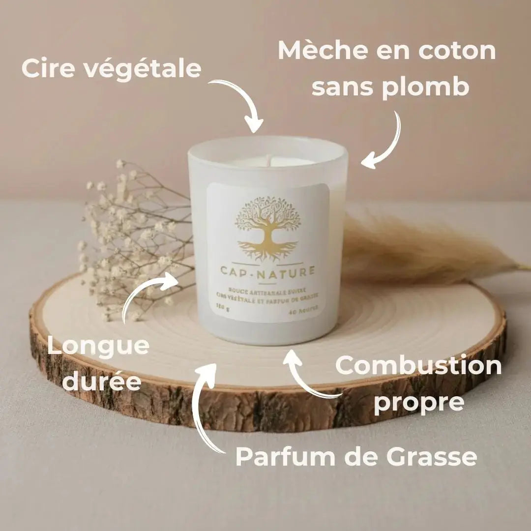 Bougie parfumée Romance à Dubaï – Mystère oriental & élégance envoûtante Cap-Nature