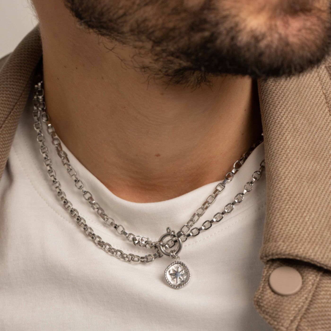 Collier Ange Unisexe avec Pendentif Étoile - Cap-Nature