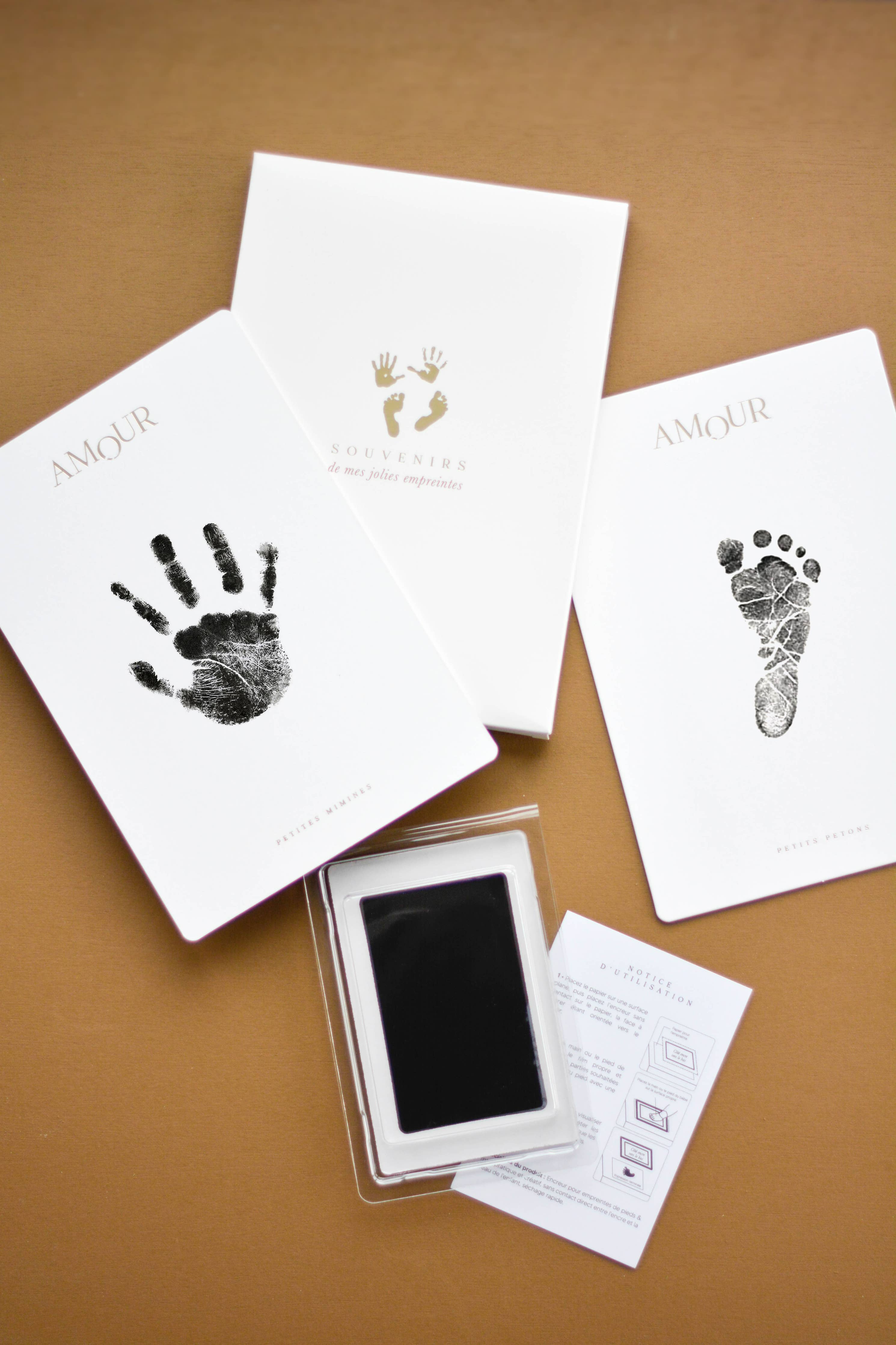 Kit de cartes empreintes pour bébé - Cap-Nature