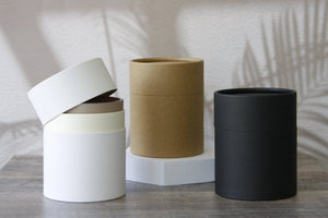 Emballage en tube de pot à bougie de 8 oz - Cap-Nature