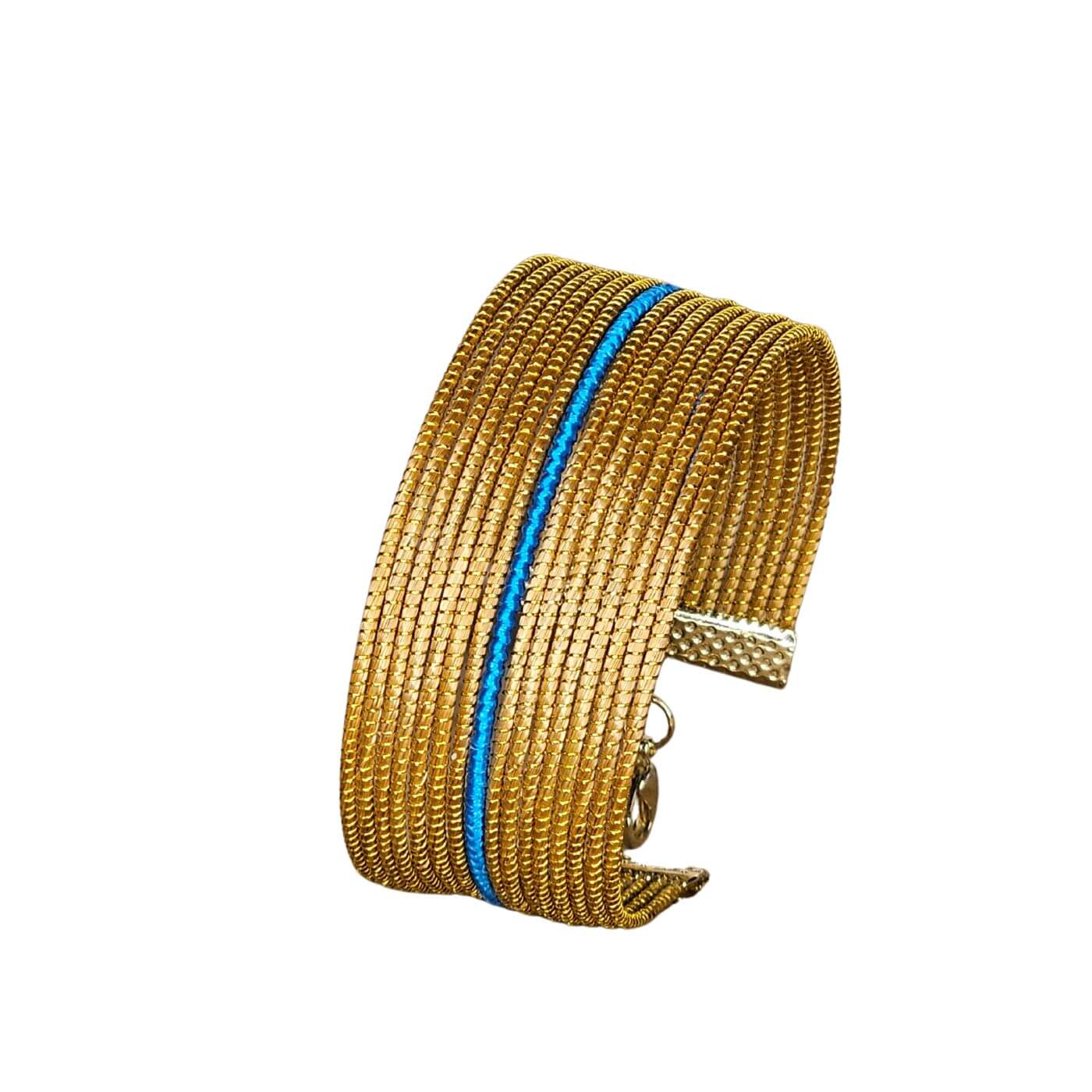 Blaues Angico-Armband