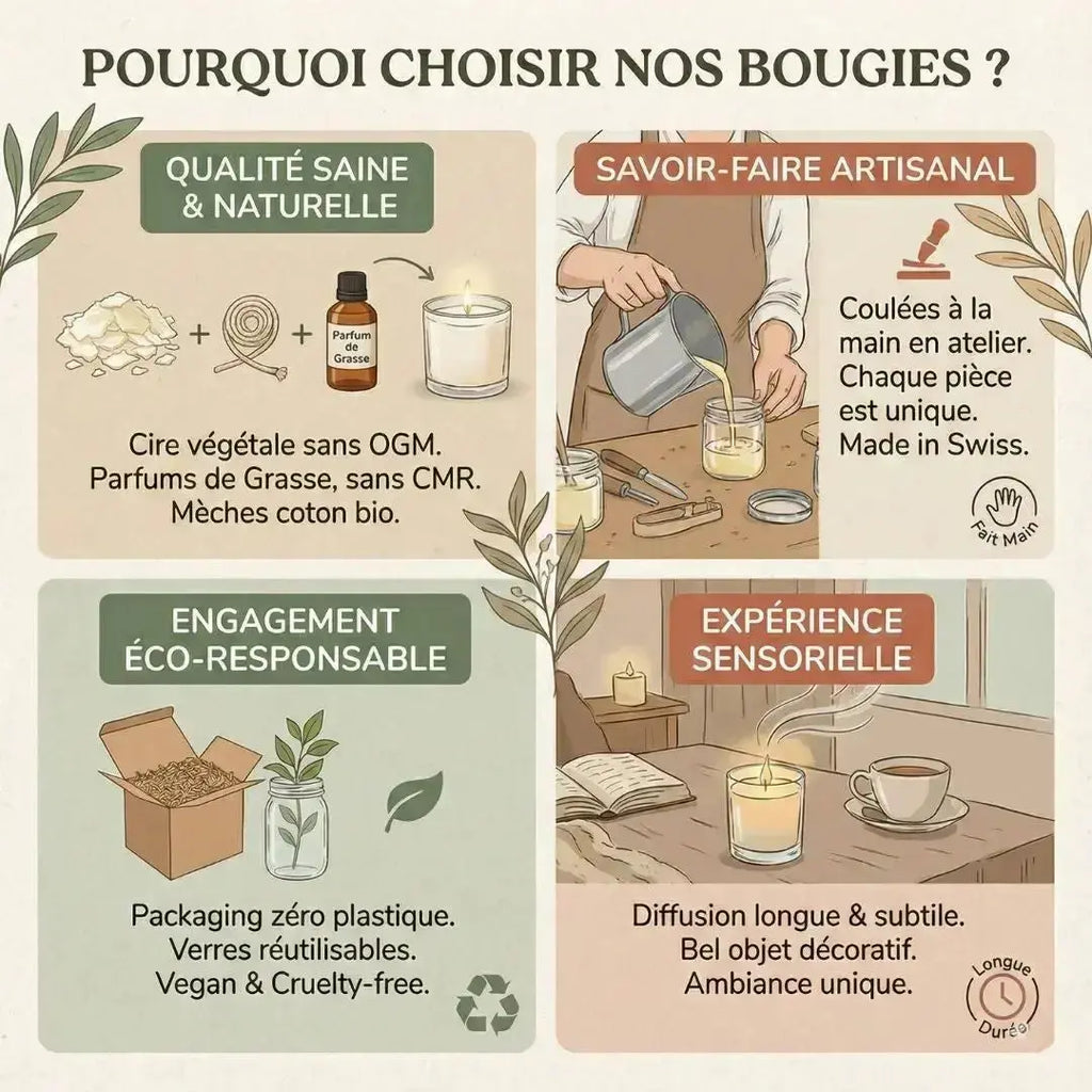 Bougie apothicaire Monoï des Îles – Évasion solaire & douceur exotique