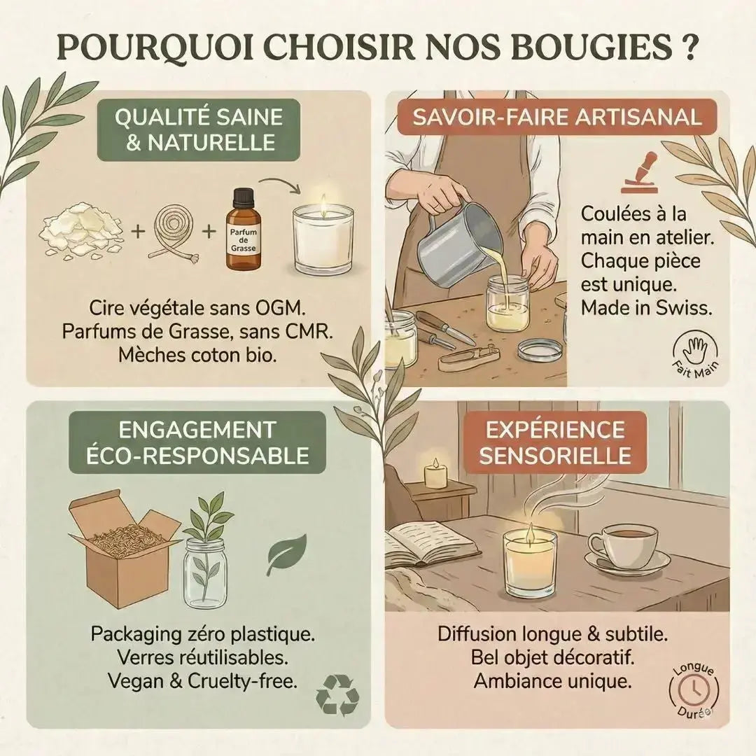 Bougie apothicaire Monoï des Îles – Évasion solaire & douceur exotique