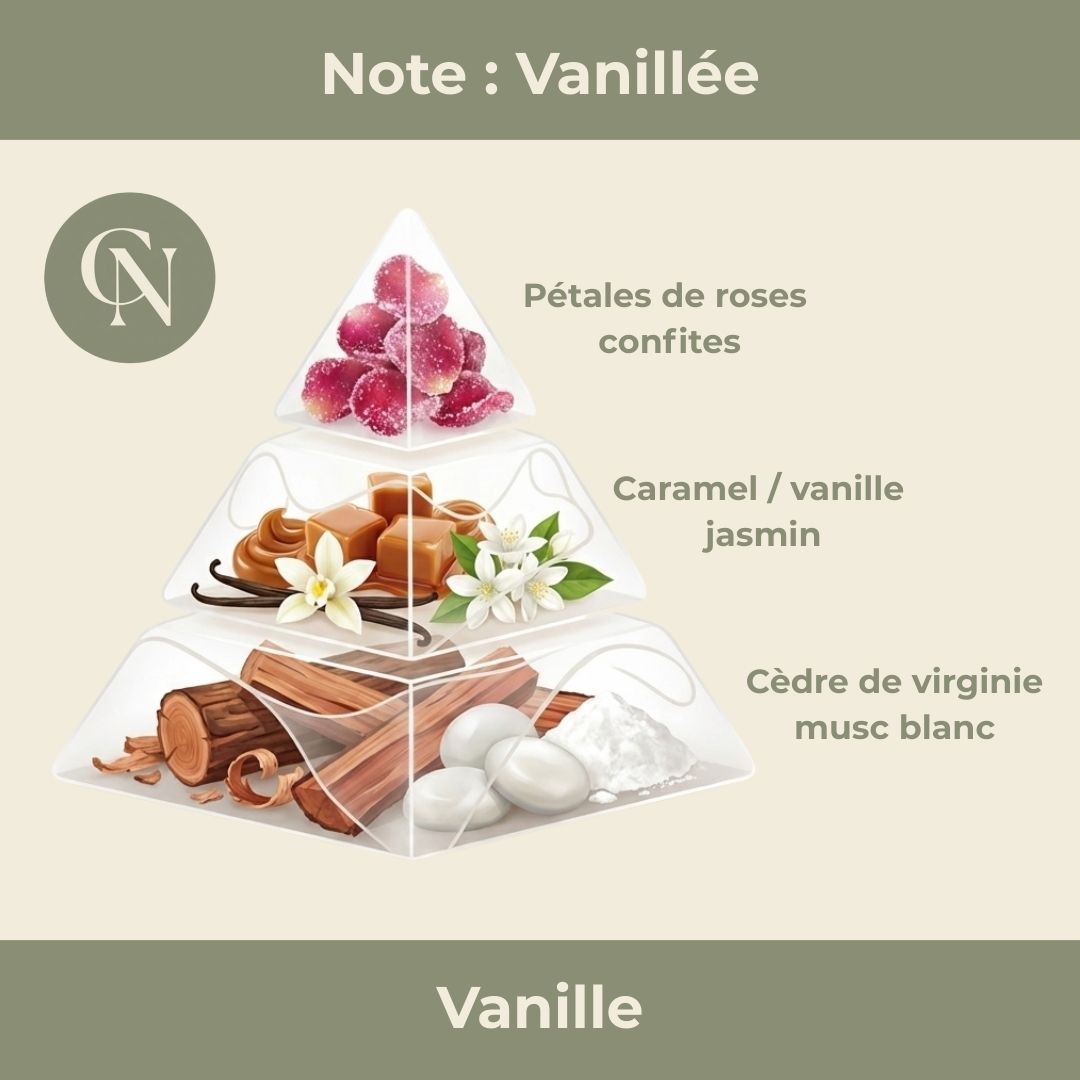 Bougie parfumée à la cire de soja - Vanille