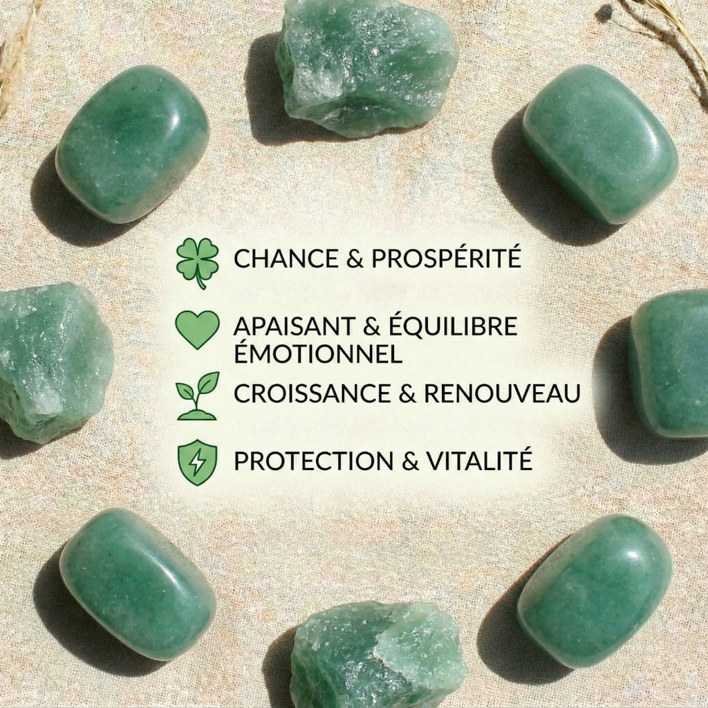 Bougie Aventurine Verte & Parfum Lavandin Eucalyptus - Cap-Nature