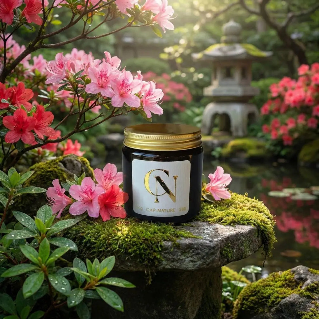 Bougie apothicaire Azalée du Japon – Élégance florale & douceur fruitée