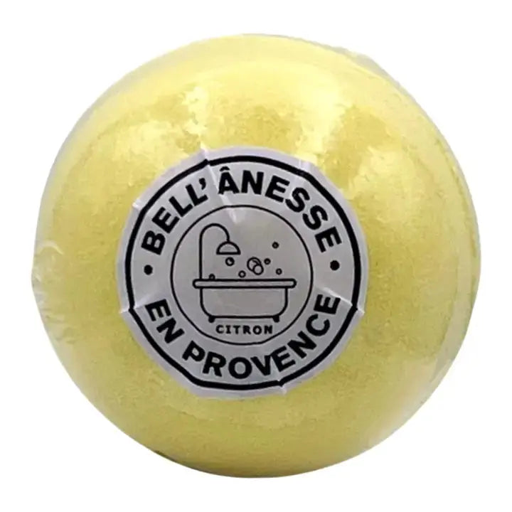 Bombe de bain au citron – Fraîcheur et Revitalisation - 180g - Cap-Nature