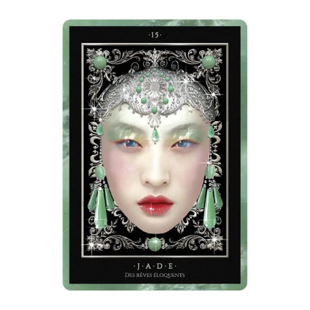 Coffret L’Oracle des pierres précieuses – Cartes, livre & sac en satin Cap-Nature