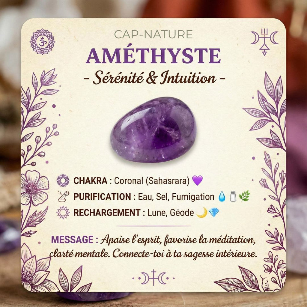 Pierre roulée Améthyste