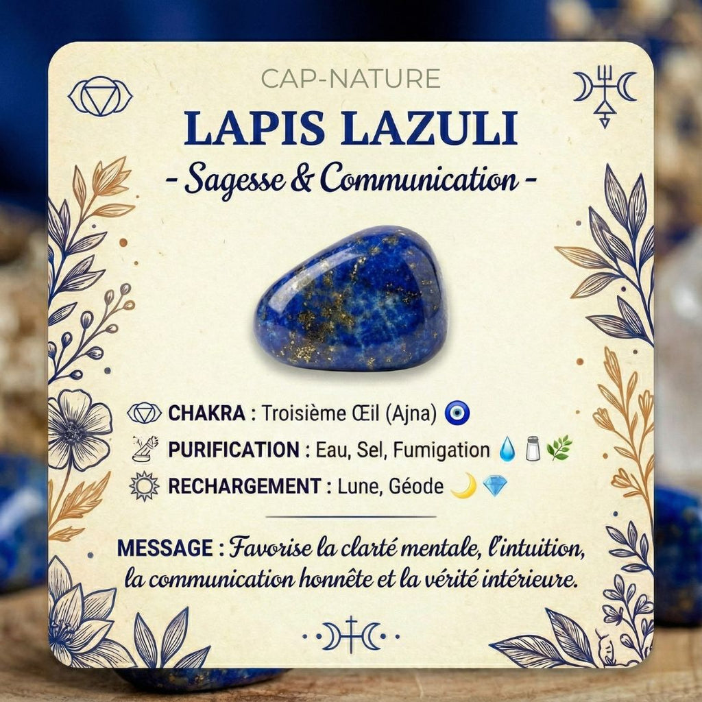 Rundes Lapislazuli-Perlenarmband