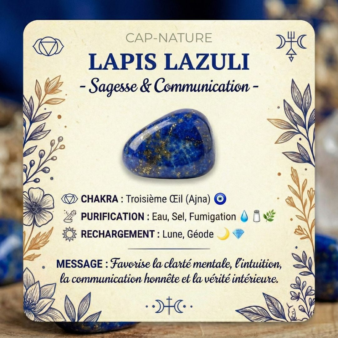 Rundes Lapislazuli-Perlenarmband